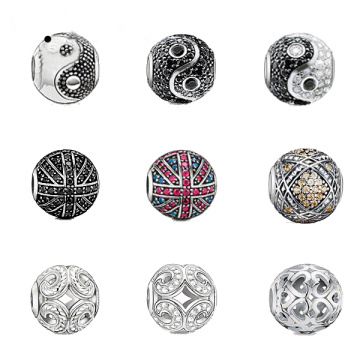 Atacado 925 Sterling Silver European Beads Jewelry